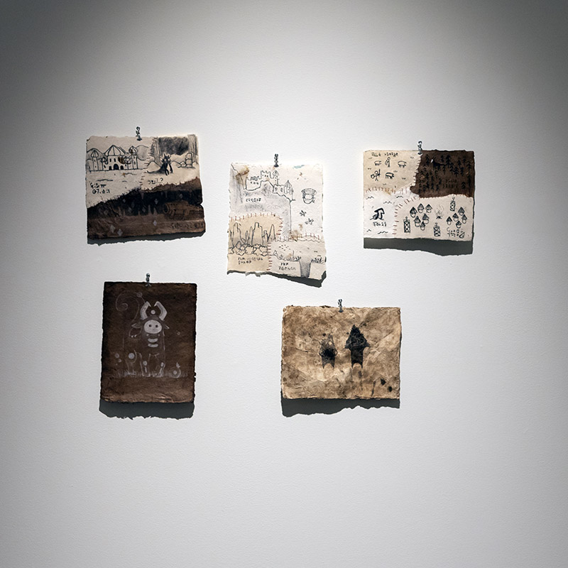 Installation view 2021 UAB Department of Art and Art History BFA Exhibition, Abroms-Engel Institute for the Visual Arts, University of Alabama at Birmingham, Birmingham, Alabama, April 19 – May 1, 2021, ©️ 2020 AEIVA, UAB Photo: Sheleka Laseter.