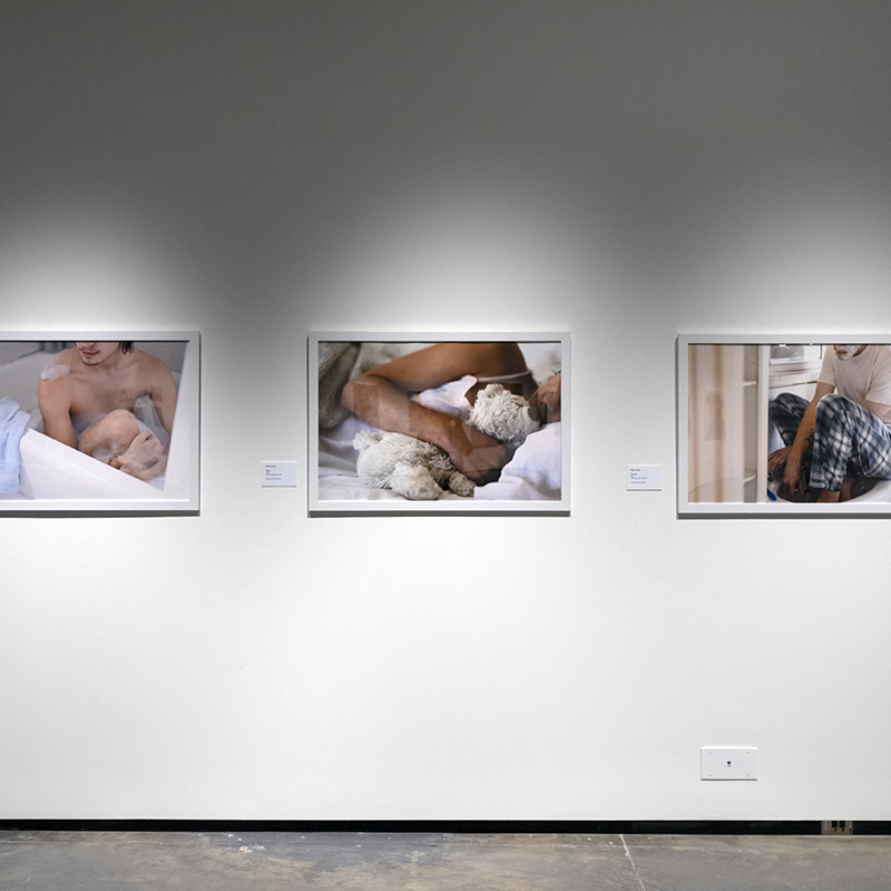 Installation view 2021 UAB Department of Art and Art History BFA Exhibition, Abroms-Engel Institute for the Visual Arts, University of Alabama at Birmingham, Birmingham, Alabama, April 19 – May 1, 2021, ©️ 2020 AEIVA, UAB Photo: Sheleka Laseter.