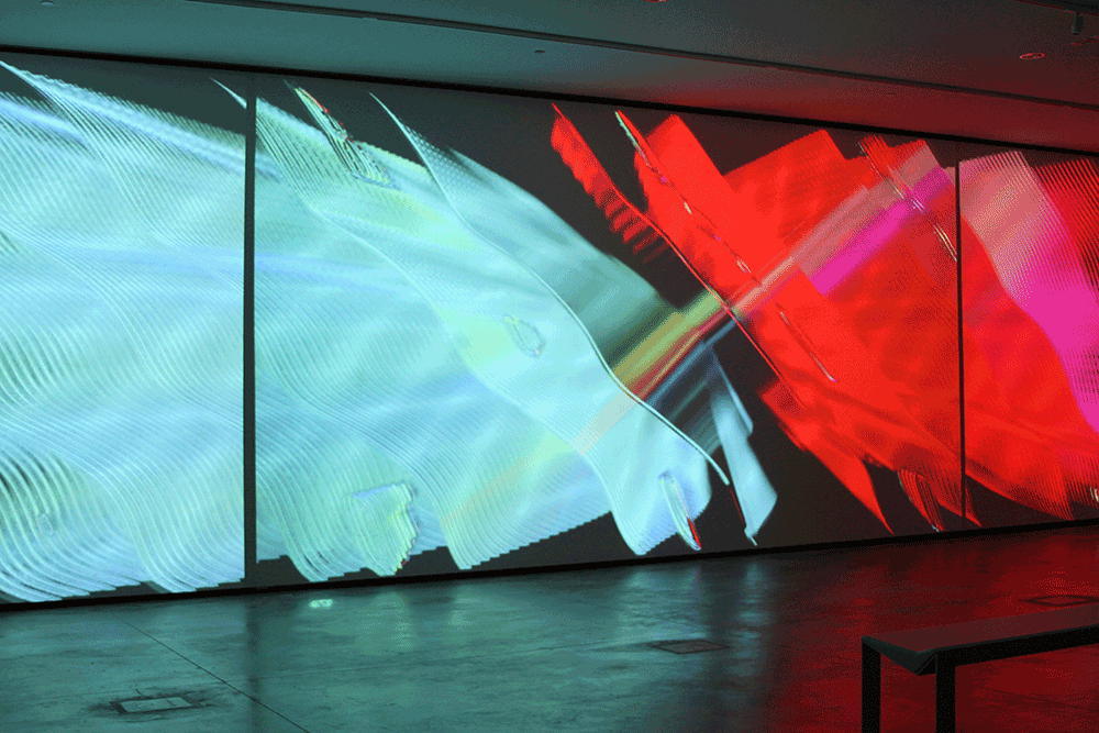 <em>Quantum Harmonic Oscillator</em> installation, 2014