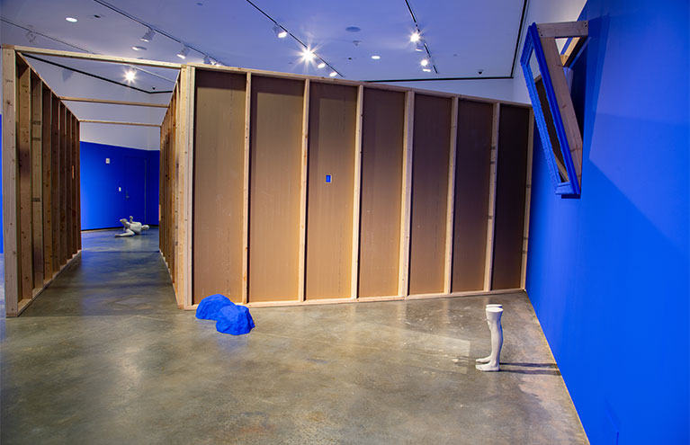 Christina A. West Unscene (Detail), 2019; Mixed media installation (Courtesy of the artist).