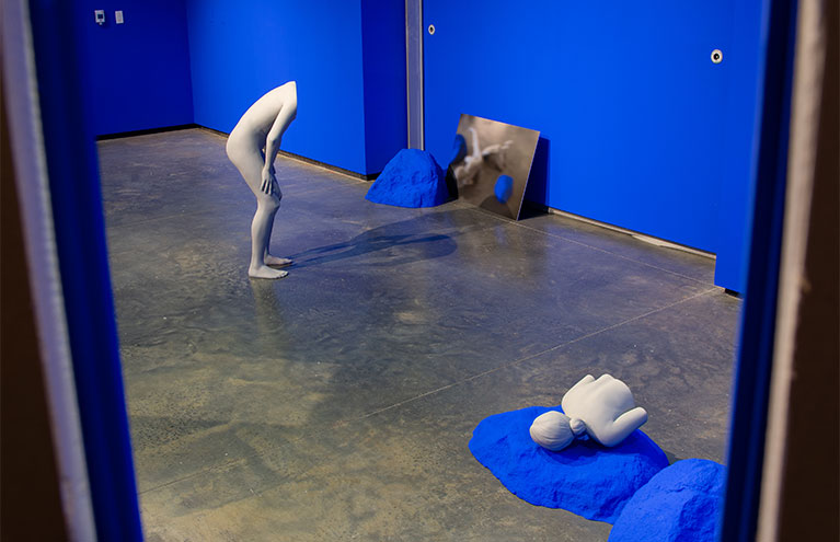 Christina A. West Unscene (Detail), 2019; Mixed media installation (Courtesy of the artist).