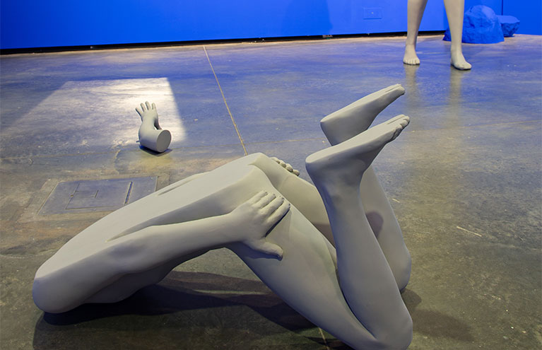 Christina A. West Unscene (Detail), 2019; Mixed media installation (Courtesy of the artist).