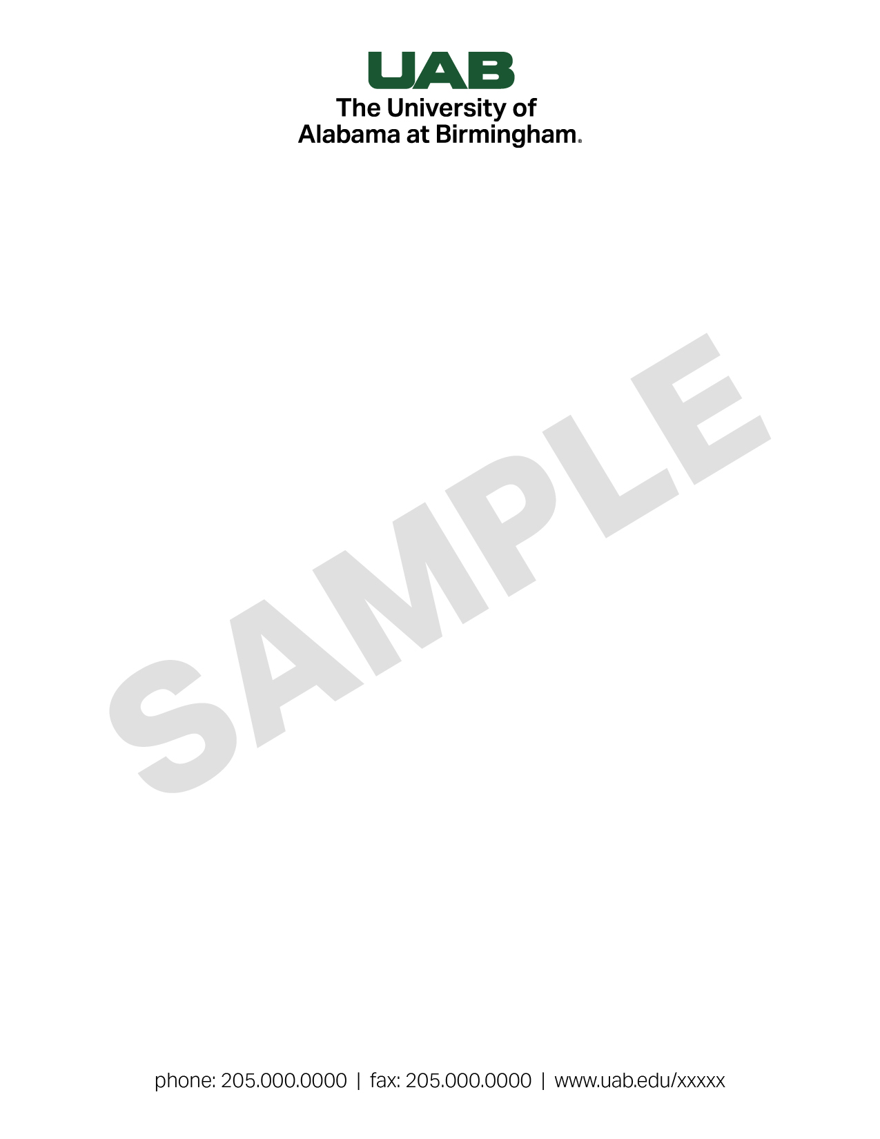 Memo sample