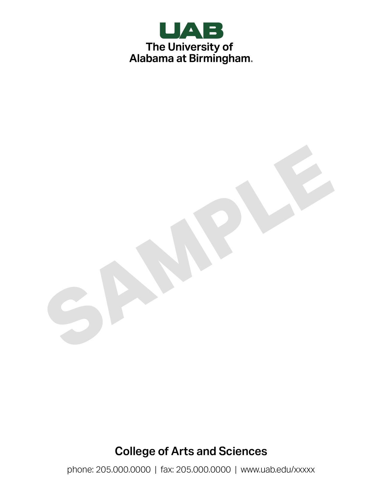 Memo sample