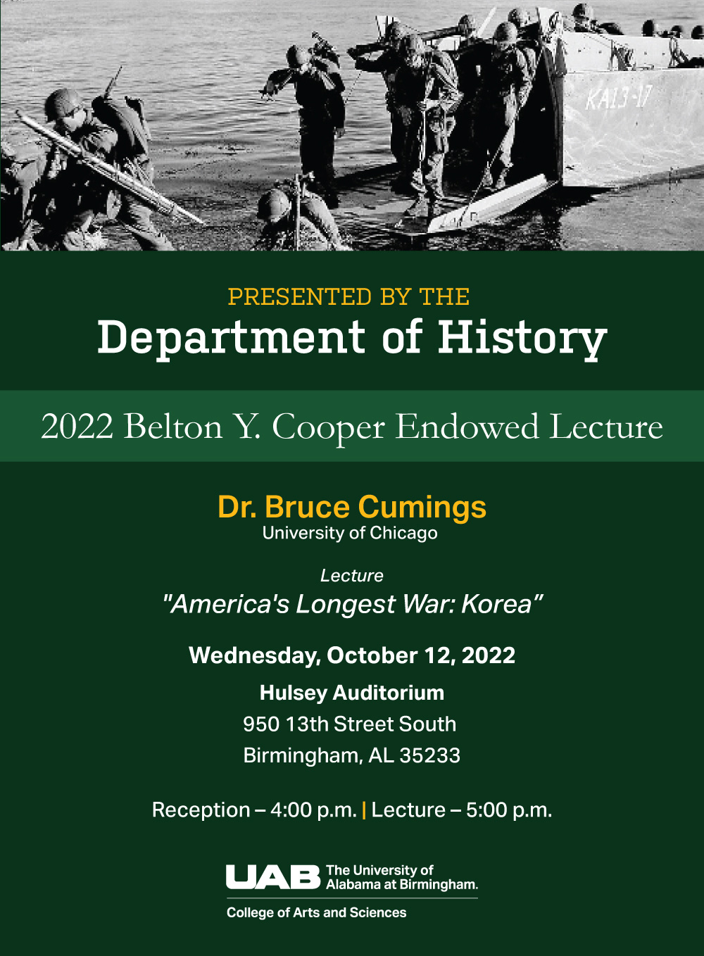 Graphic showing lockup usage on an invitation