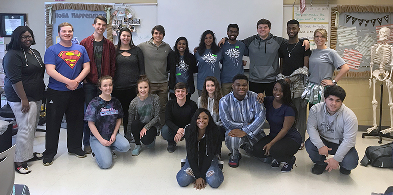 Members of the Undergraduate Neuroscience Society. 