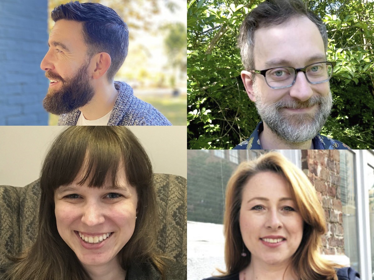 The headshots of the presenting faculty members