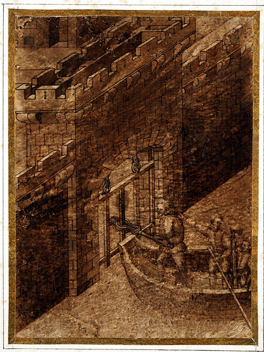 Drawing for Plate CLVIII of Agostino Ramelli