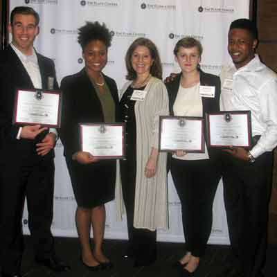 Charles Cronin, Marika Gray, Dr. Shaia, Brad Jennings, and Alexandra Kral. 