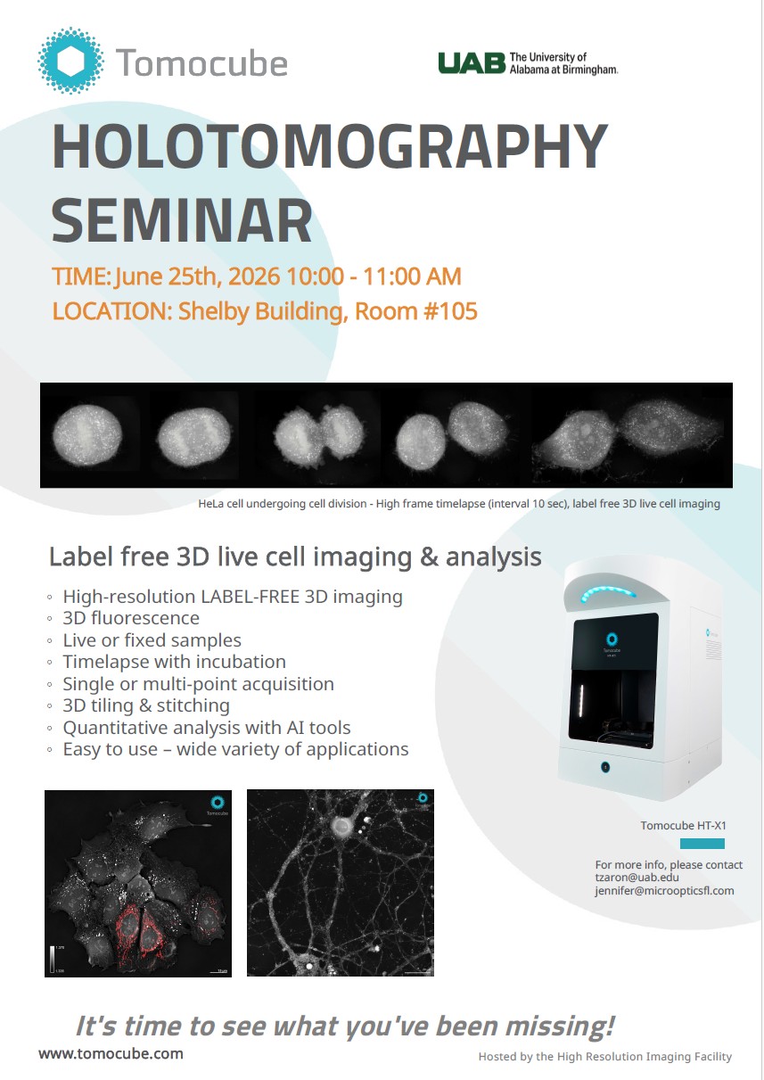 Tomocube UAB Seminar Flyer