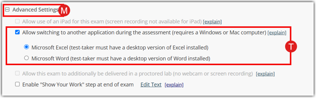 Enable respondus Monitor 4