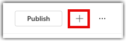 Add content button in module