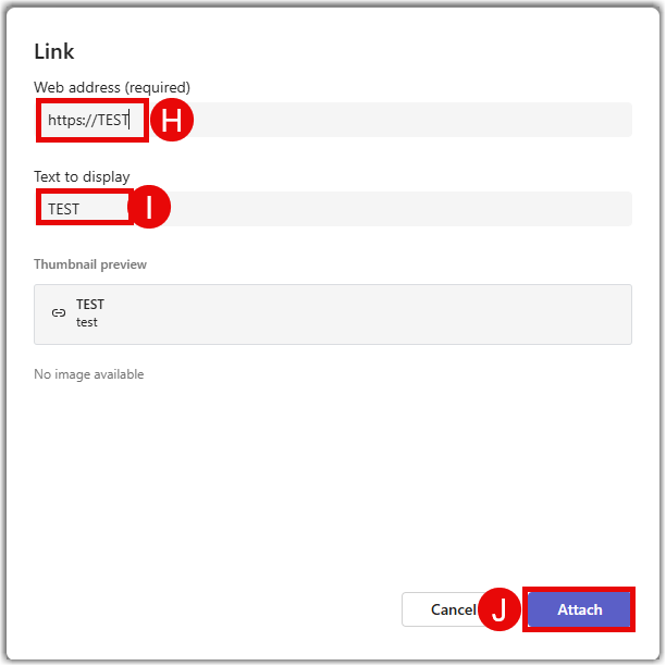 Attach web link to module