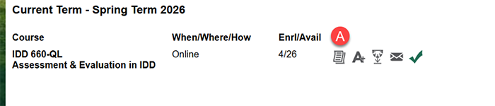Email entire class option