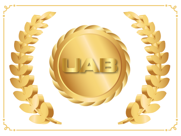 Award Emblem with UAB Monogram