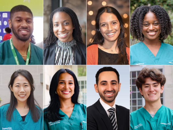 Collage of eight men and women with various backgrounds