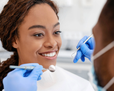 AdobeStock 360451248 Close up of girl smiling to male dentist