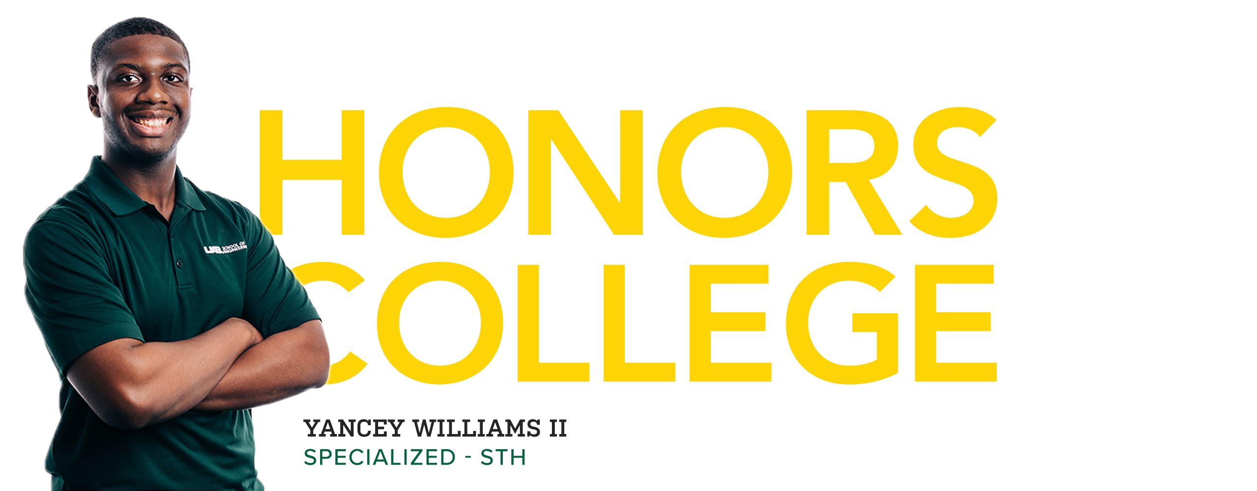 Yancey Williams II - Science and Technology Honors Program