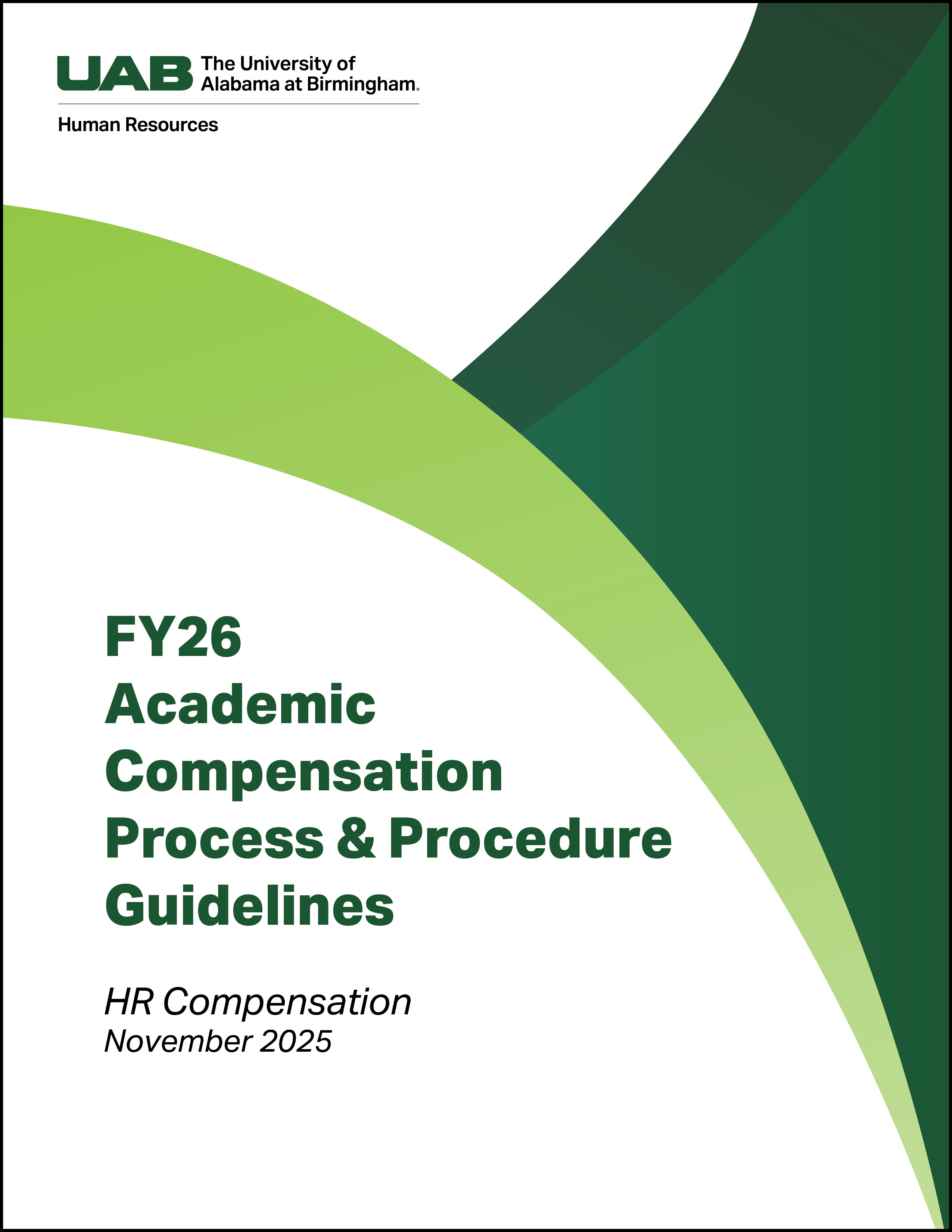 FY26 Academic Compensation Process & Procedure Guidelines