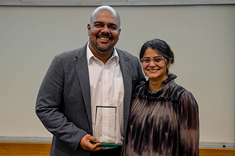 C. Vivek Lal (Left) at the 2023 Innovation Awards.