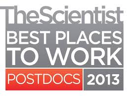 Best Places Postdoc 2013