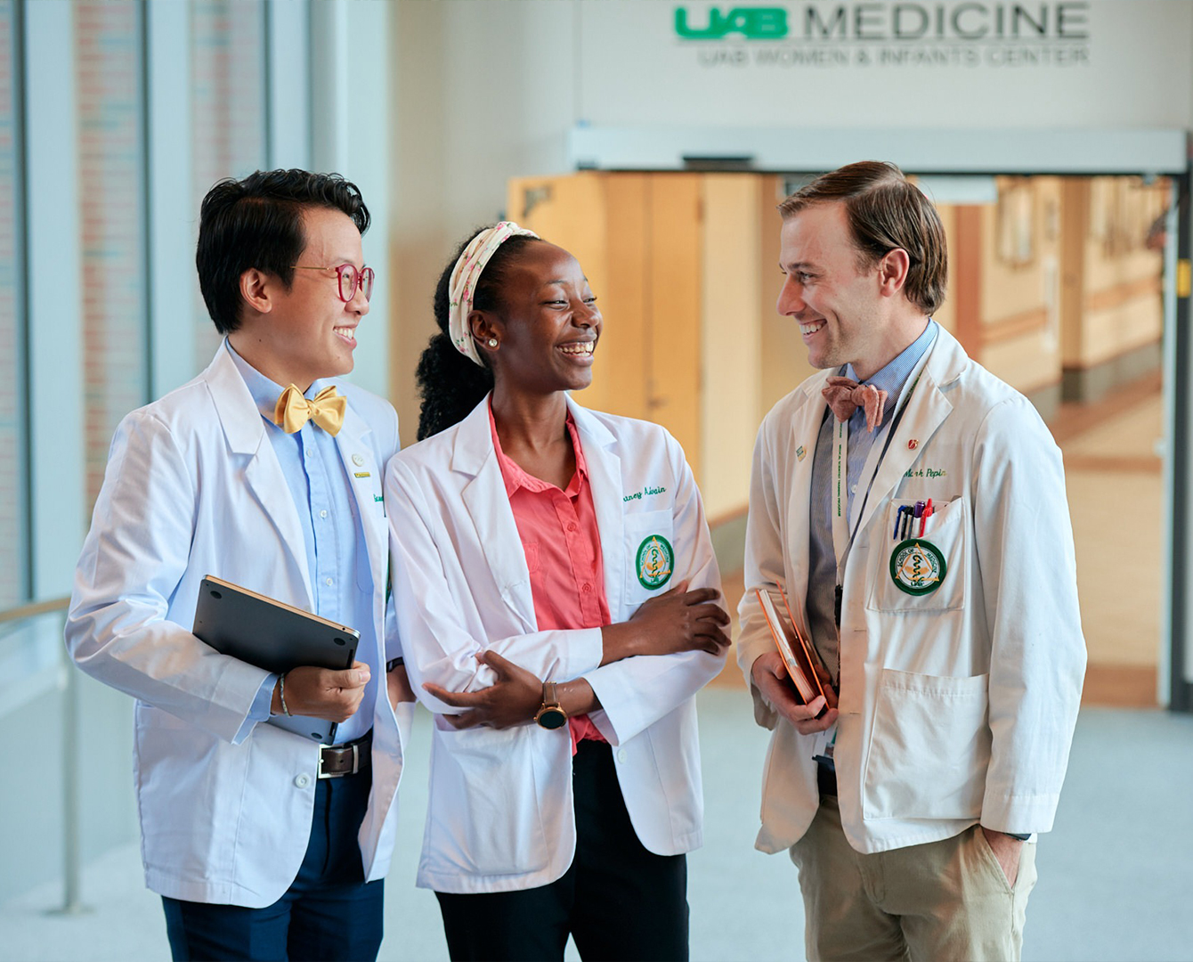 medical student shaking hands with patient 2