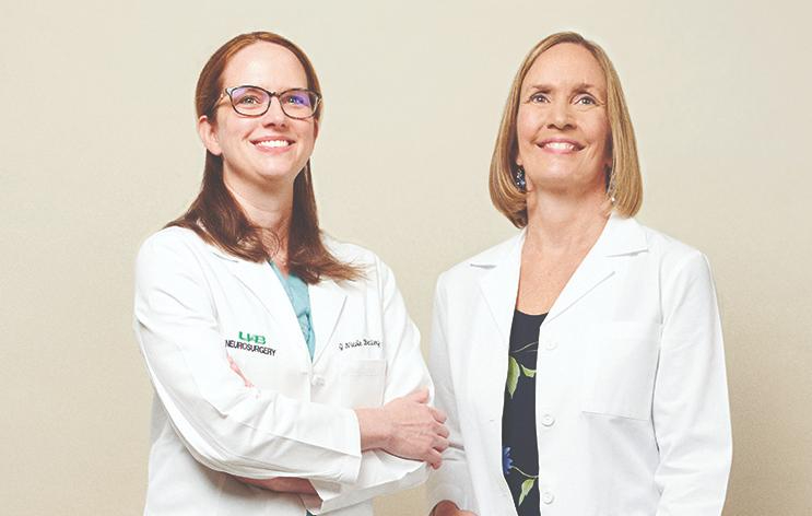 Nicole Bentley, M.D., and Lynn Dobrunz, Ph.D.