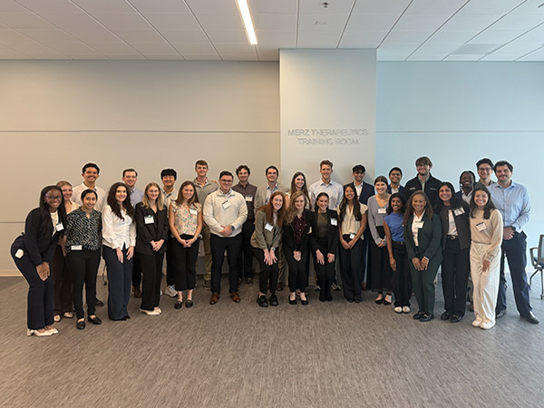 A group of medical students attending a PM&R conference