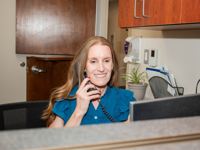vein clinic reception