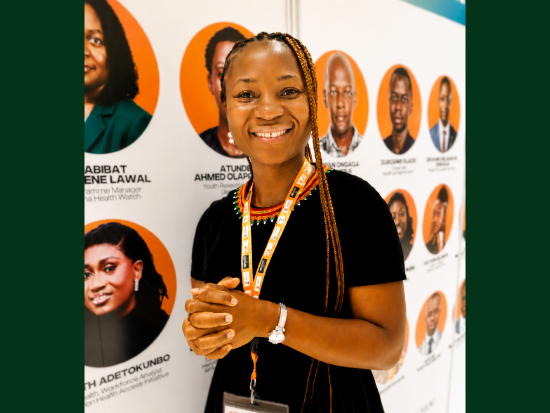 Mary Glory N. Ngong at the 2026 ADHS Conference.