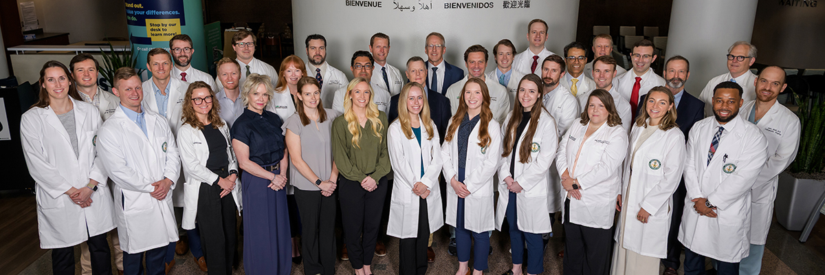 group image of faculty in the Department of Orthopaedic Surgery
