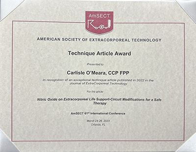 AmSECT Technique Article AwardWEB