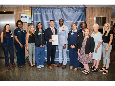 mayor woodfin trauma awareness month 400x300