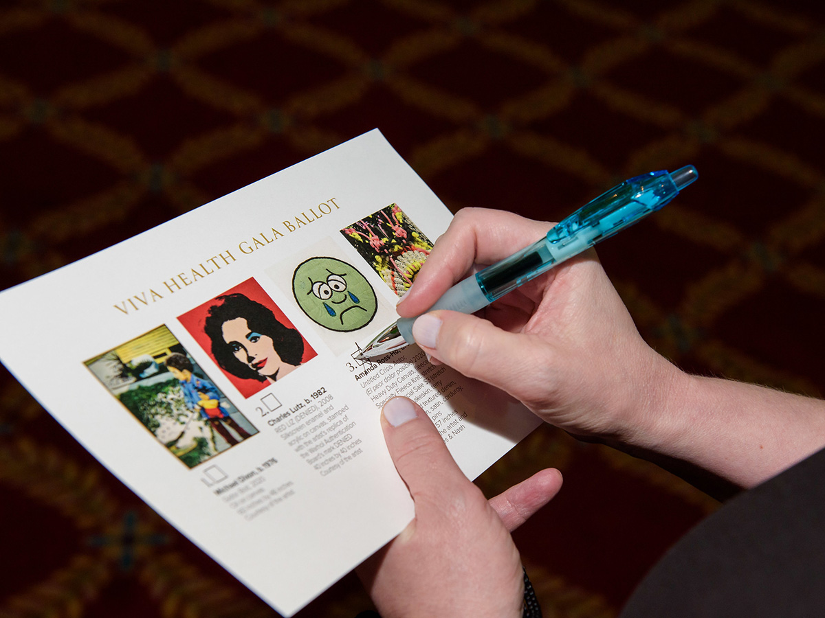 AEIVA ballot being held by a hand