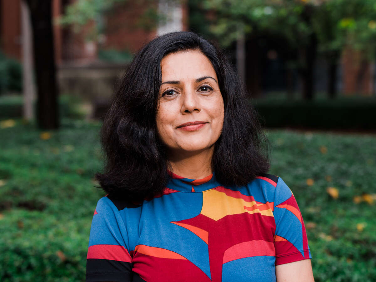 Environmental headshot of Dr. Nita LImdi, PhD (Professor, Neurology), October 2021.