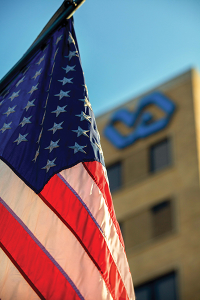 American Flag at VA