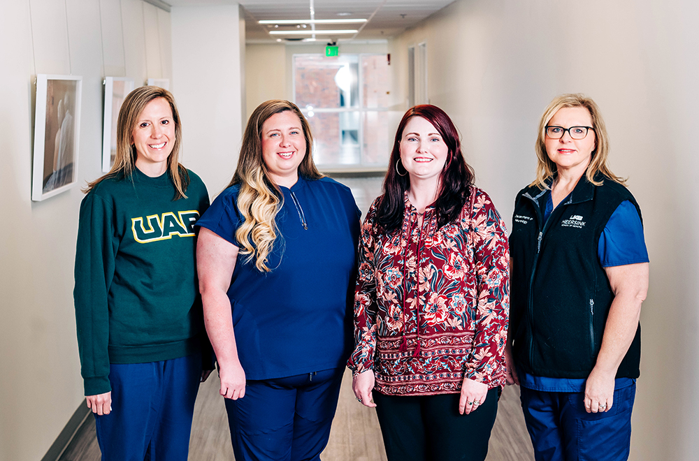 UAB nurse case managers in the UAB Brain Health and Aging Clinic