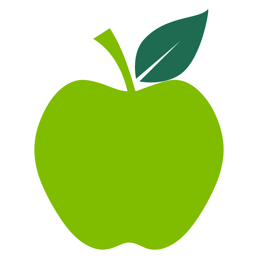 Graphic of an apple.